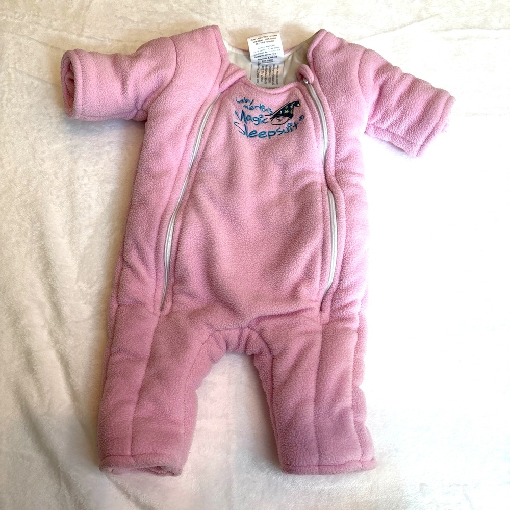 Baby Merlin's Magic Sleepsuit Small 3-6 Months Pink Infant 12 - 18 Lbs
